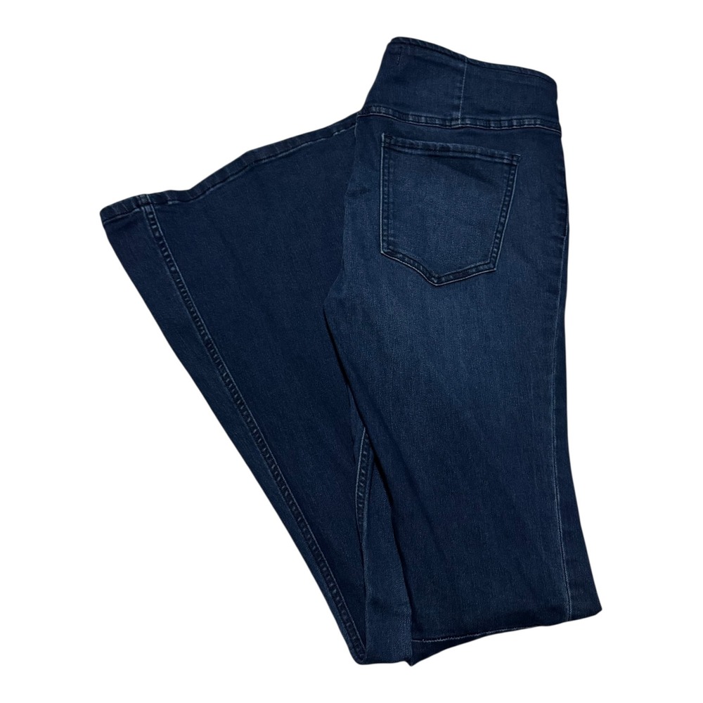 Free People Flare Penny Pull On Elastic Waist Jeans Women's 28‎ (Fits 30x33)